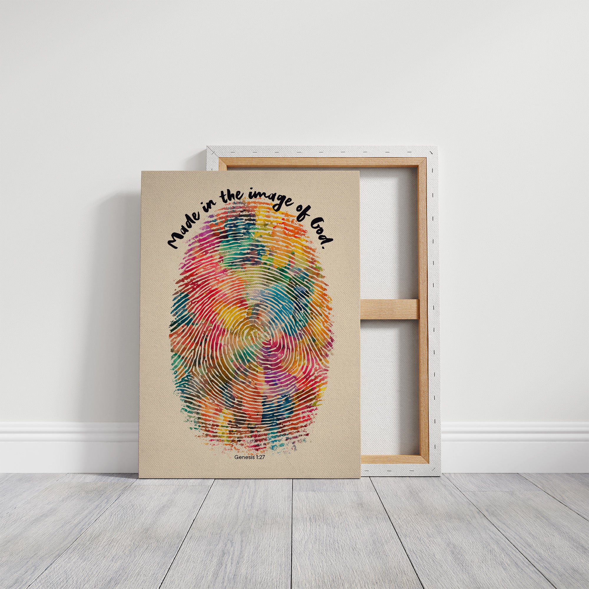 Vibrant Identity On Wooden Table