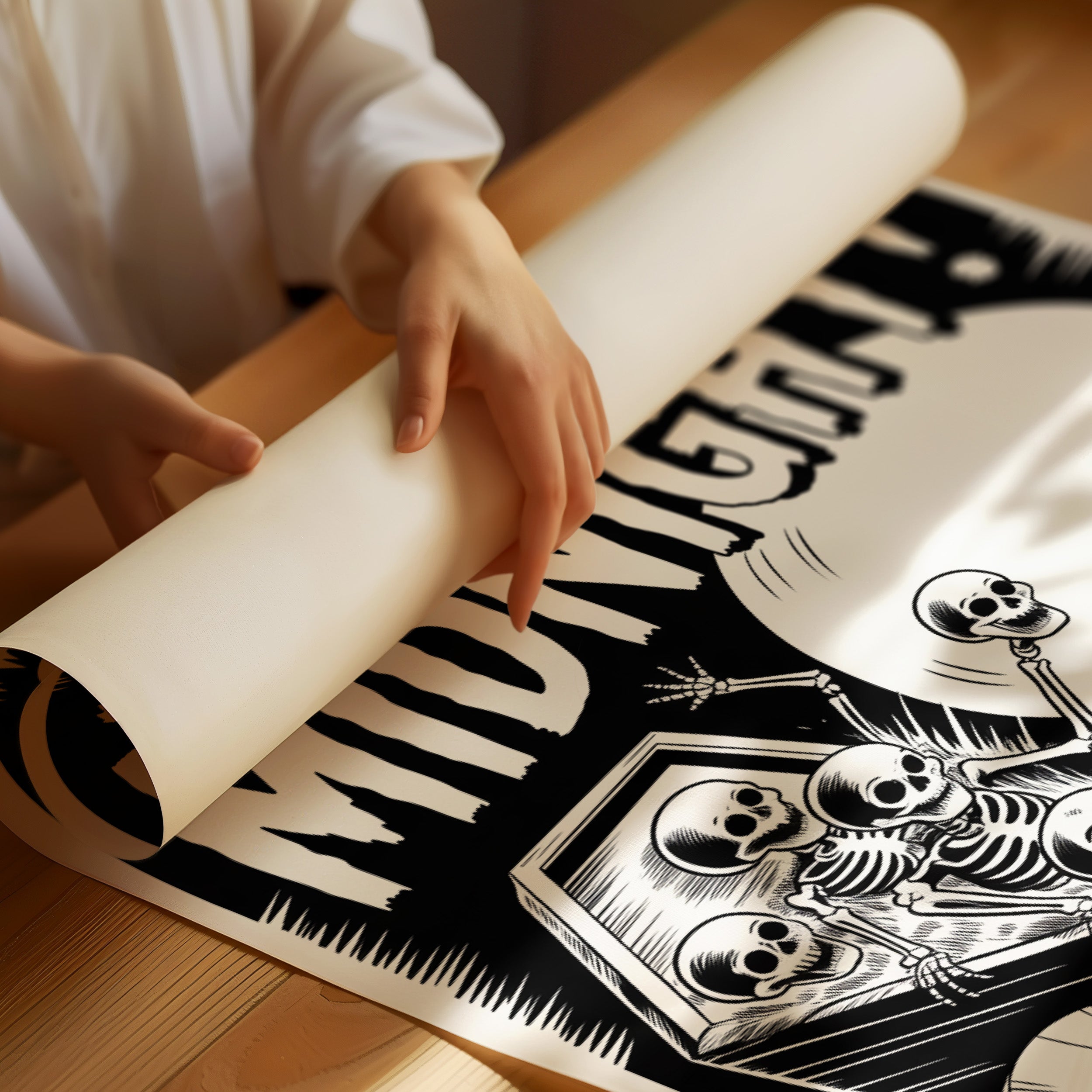 Moonlit Graveyard Awakens Ancient Bones