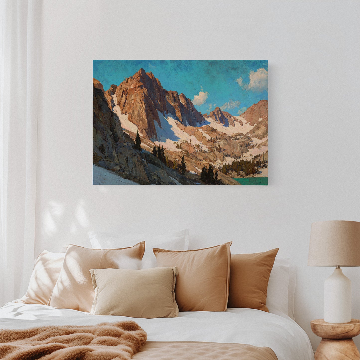 Alpine Peaks Touch Morning Light