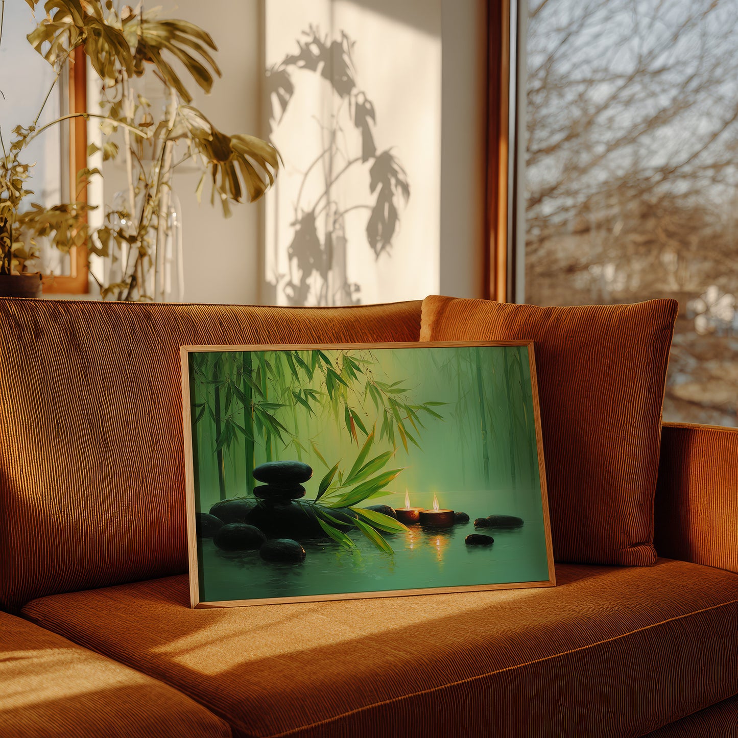 Bamboo Leaves Meet Sacred Waters