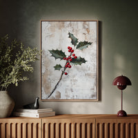 Berries Against Winter's Canvas
