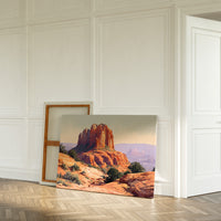 Sandstone Giants Guard Desert Dawn