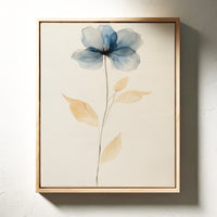Blue Petals Dance With Morning Light