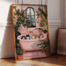 Cat Spa Day – Funny Cat Wall Art, Pink Bathtub Aesthetic, Cozy Home Decor