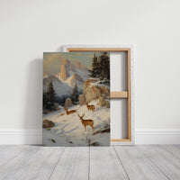 Mountain Deer Find December's Light