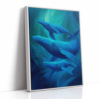 Gentle Giants Dance Through Cyan