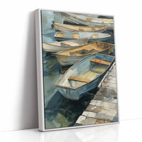 Harbor Whispers in Weathered Wood