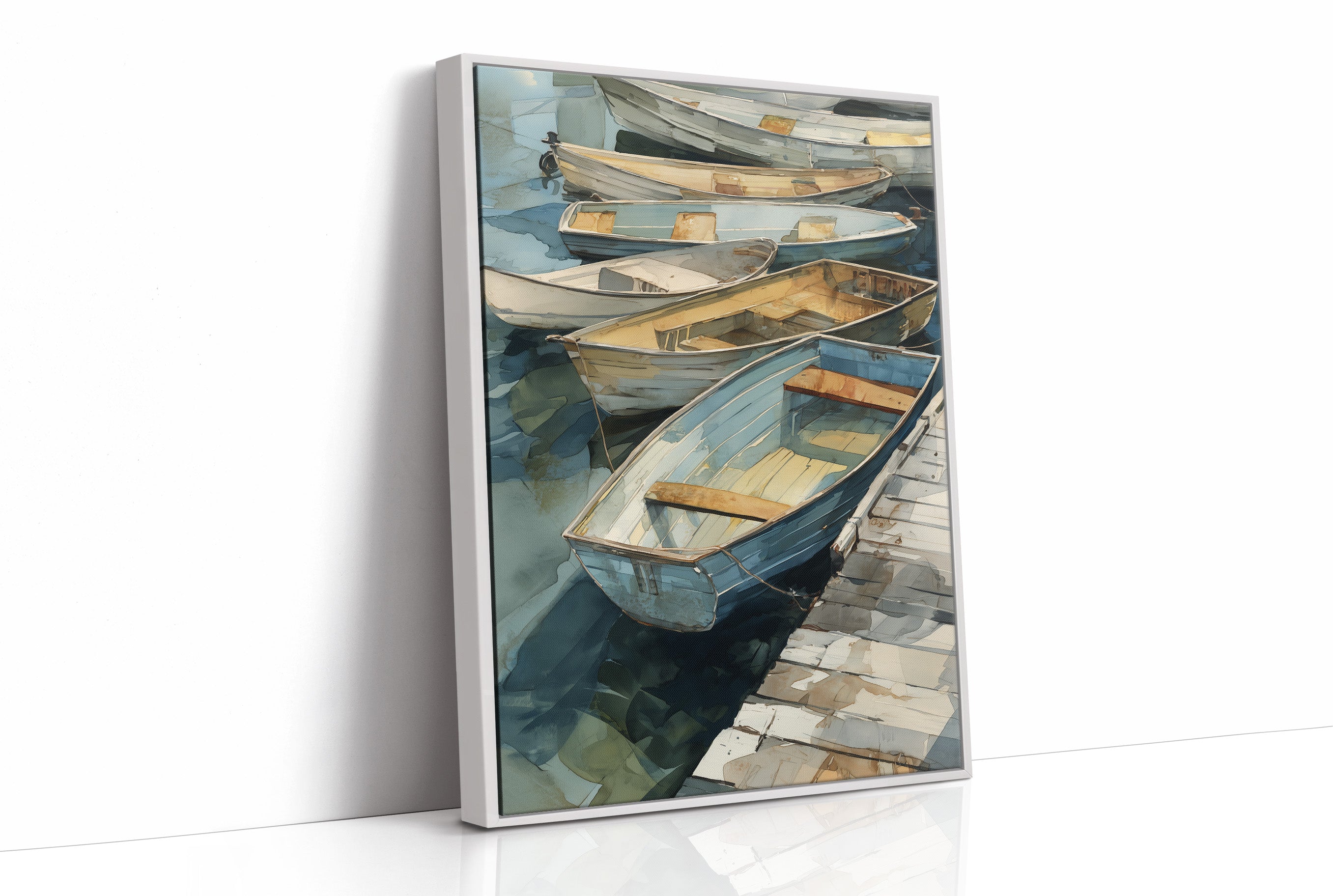 Harbor Whispers in Weathered Wood