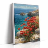 Poppies Above the Sea