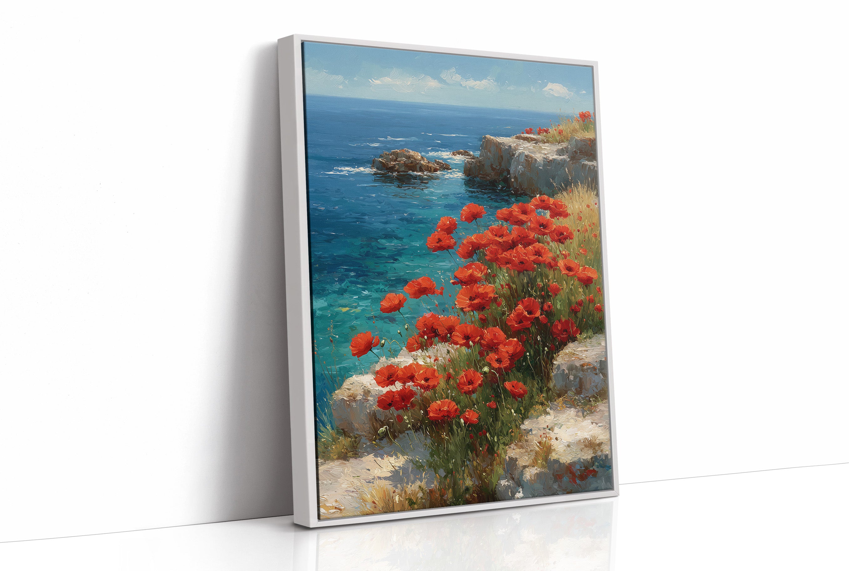 Poppies Above the Sea