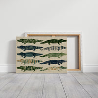 Ten Painted Alligators