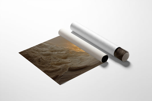 Pilgrim's Path Through Alabaster Waves