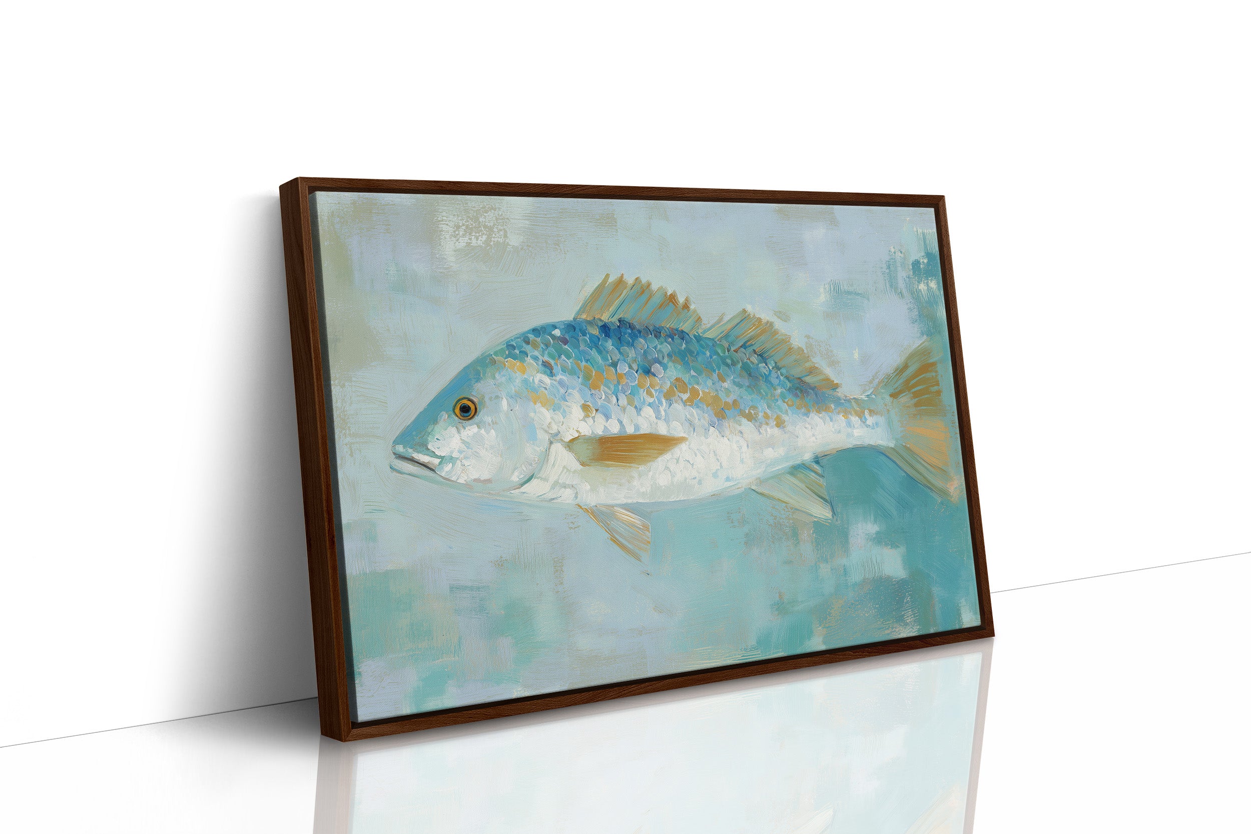 Azure Scales In Coastal Light