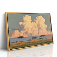 Savanna Under Cotton Clouds