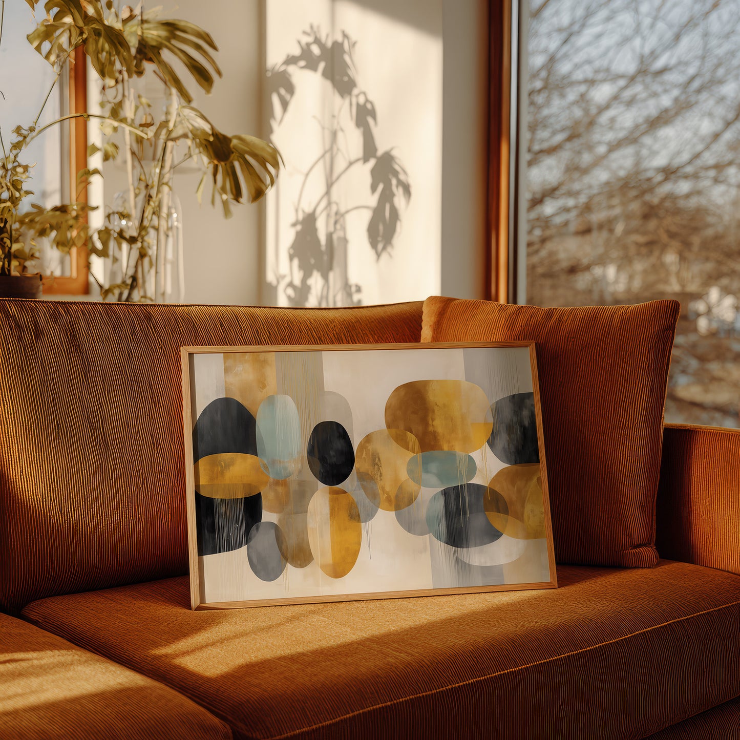 Sunlit Shapes Dance Through Autumn