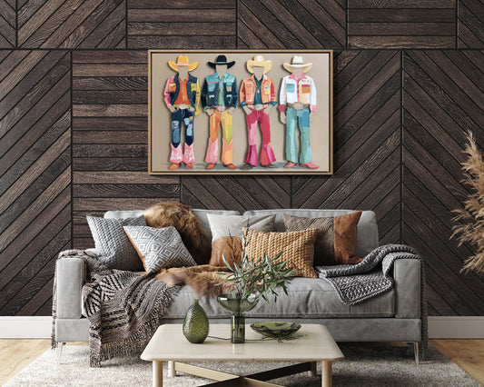 Rhinestone Cowboys Paint Pastel Days