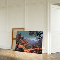 Twisted Juniper Frames Desert Peaks