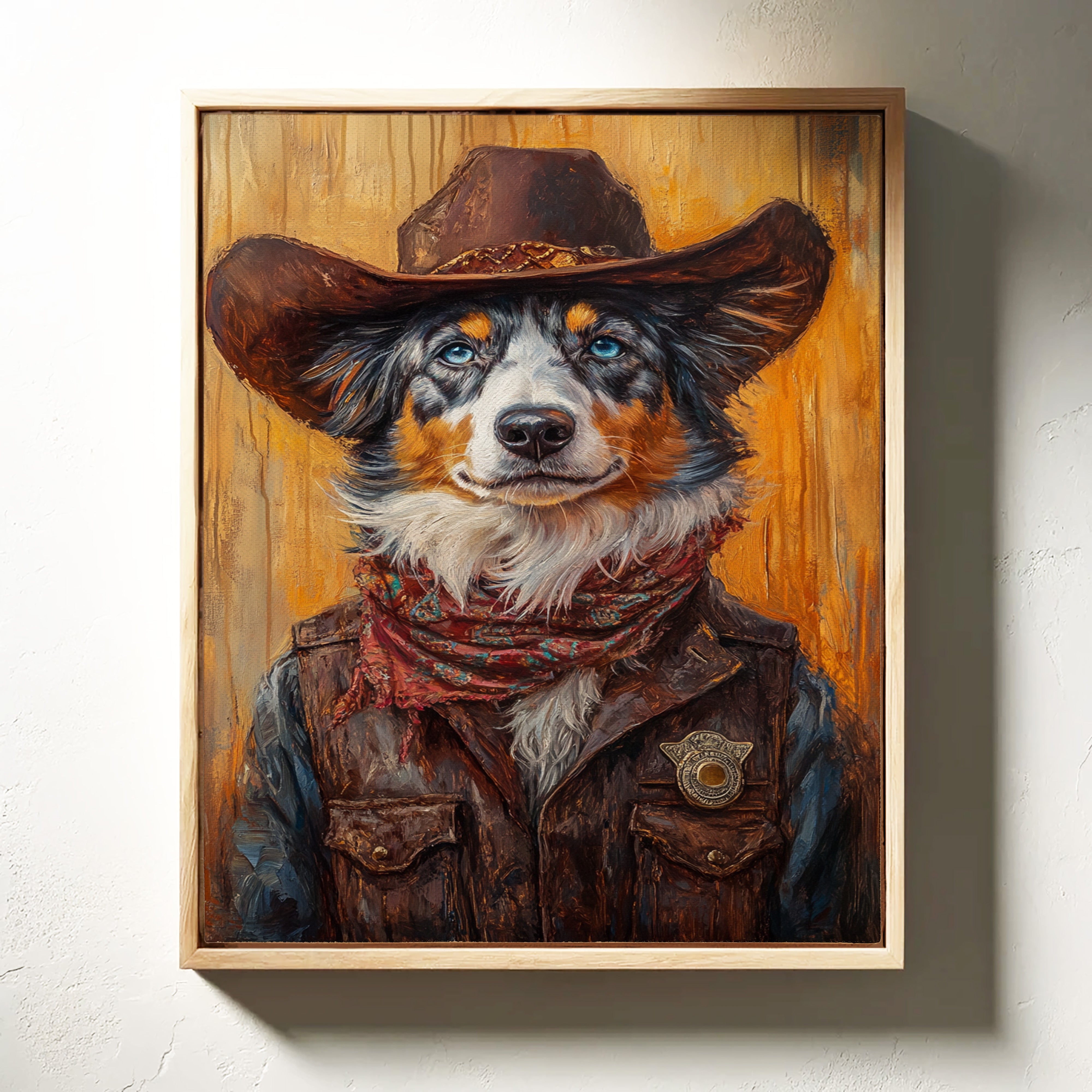 Australian Shepherd Cowboy Deputy