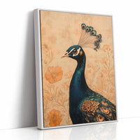 Poise and Petals in Copper and Teal