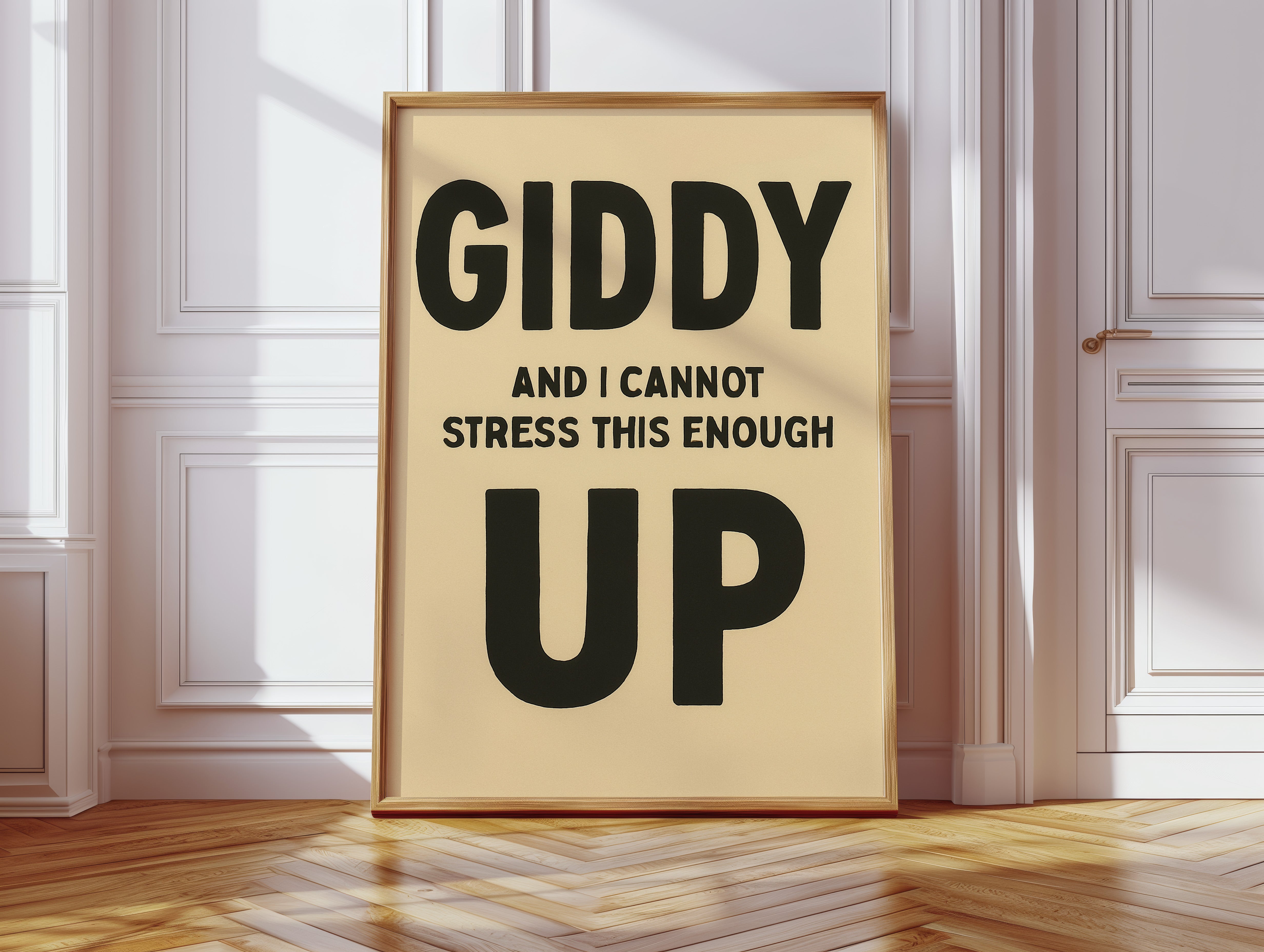 Giddy Up and I Cannot Stress This Enough Cream Edition