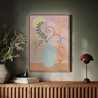 Sunny Fruit Bowl on Blue