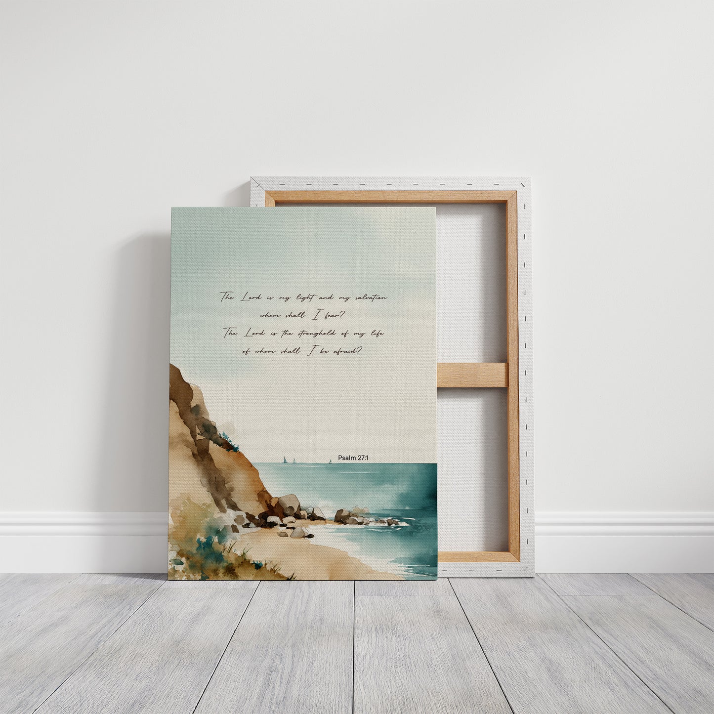 Scripture Rests On Coastal Waters