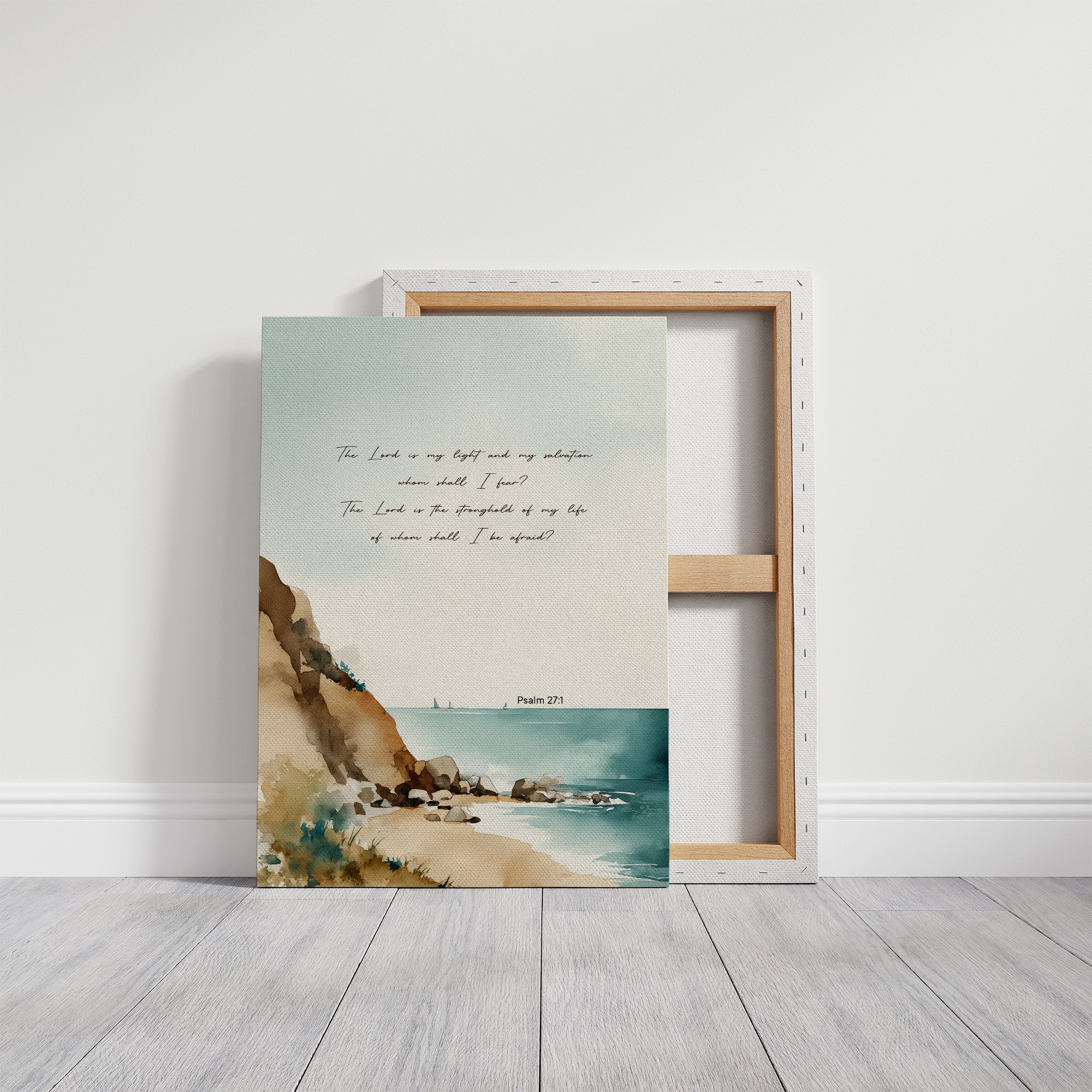 Scripture Rests On Coastal Waters