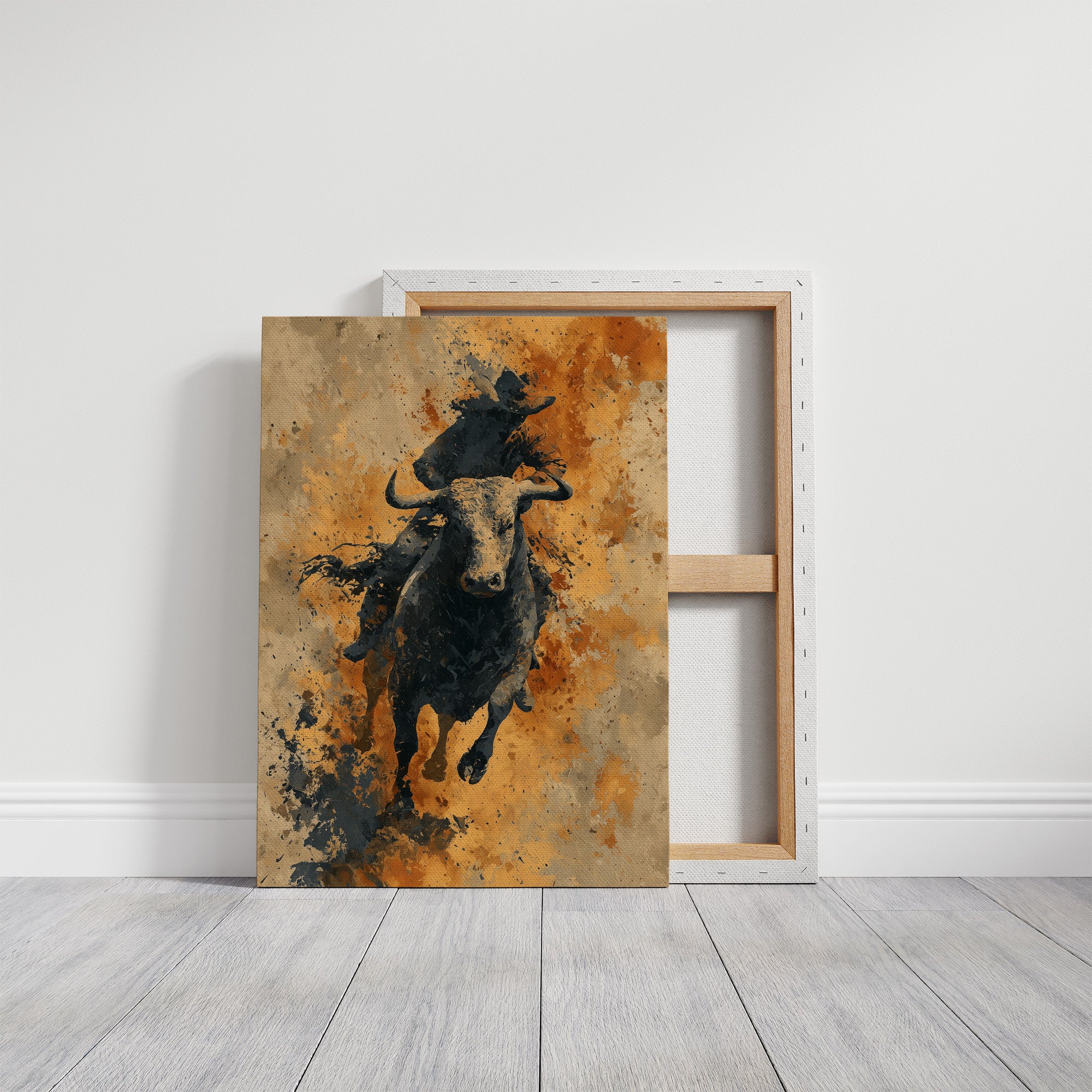 Bull Out of the Dust Storm