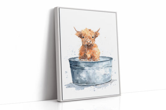 Little Highland in a Tin Bath