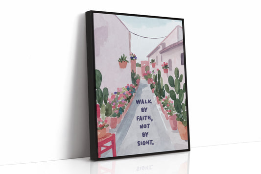 Faith Walk Through the Flowered Alley