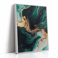 Emerald Flame and Gilded Flow