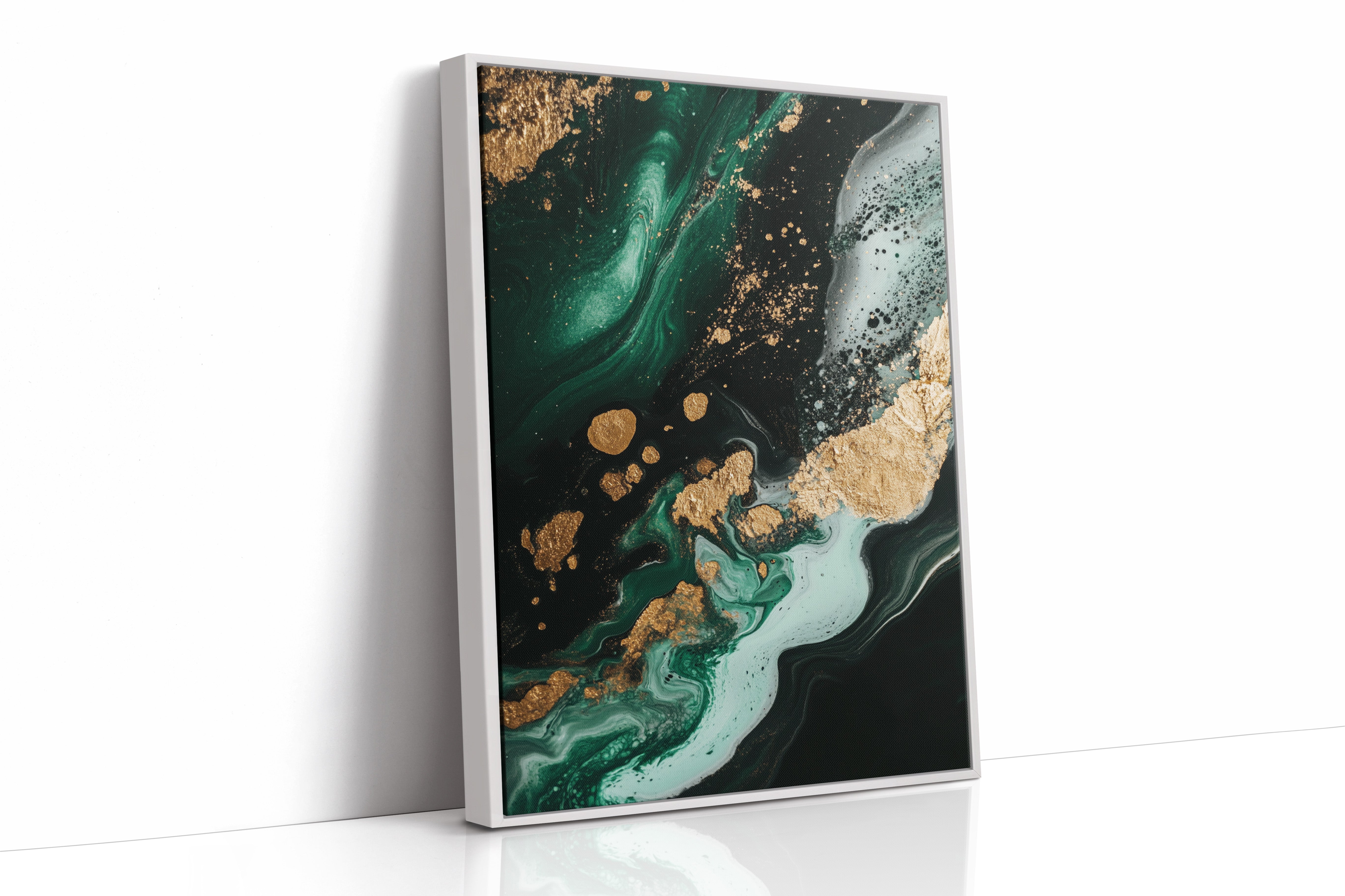 Emerald Rush with Gilded Horizon