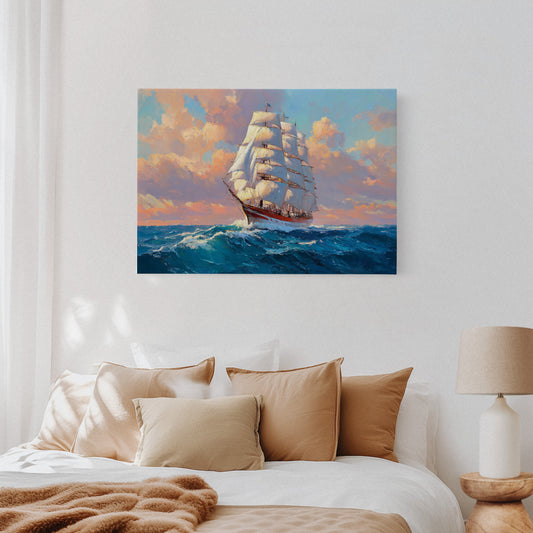 Sunset Sails Chase Ocean Dreams