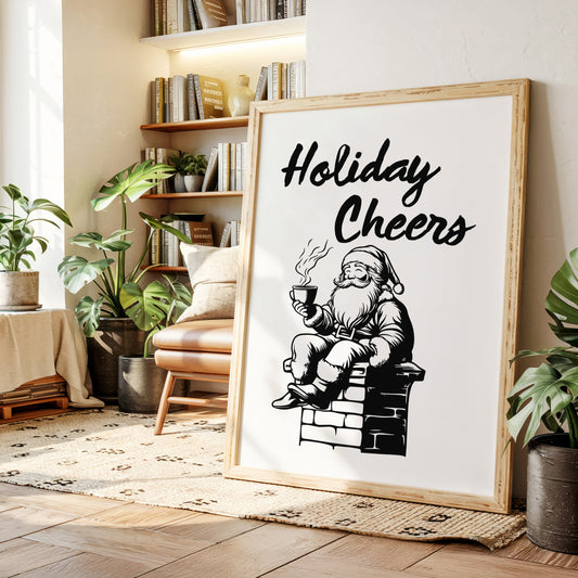 Santa Sips His Midnight Coffee Break