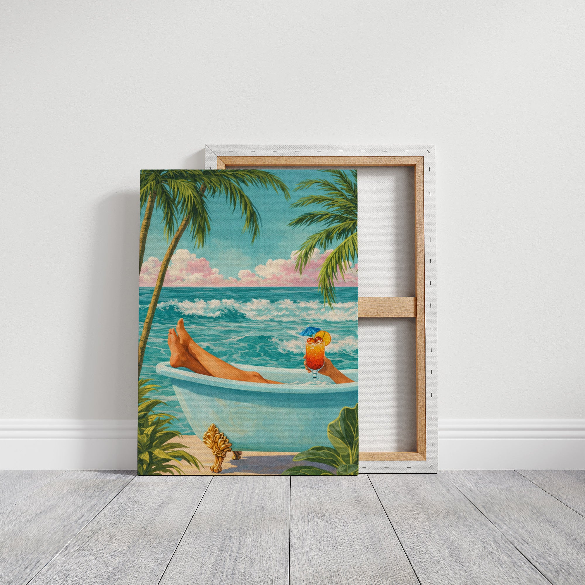 Coastal Bathtub Bliss: Paradise Reimagined
