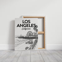 Los Angeles, Pier Line Art
