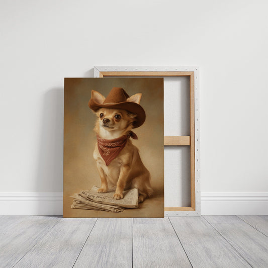 Prairie Pup On The Press