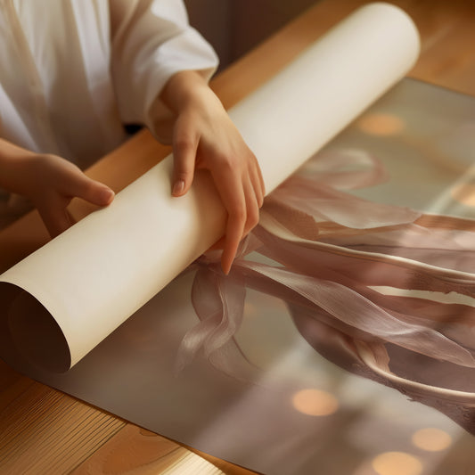 Blush Ribbons in Golden Glow
