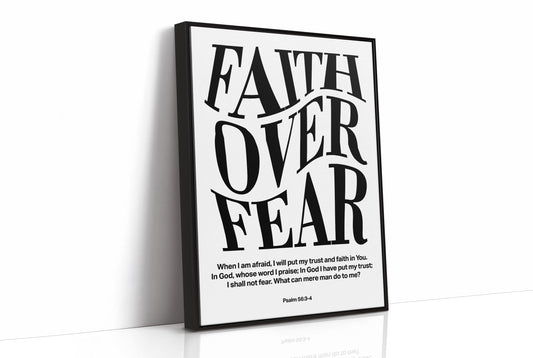 Typography Transcends Doubt Psalm 56:3-4