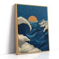 The Sun Meets the Wave Halfway