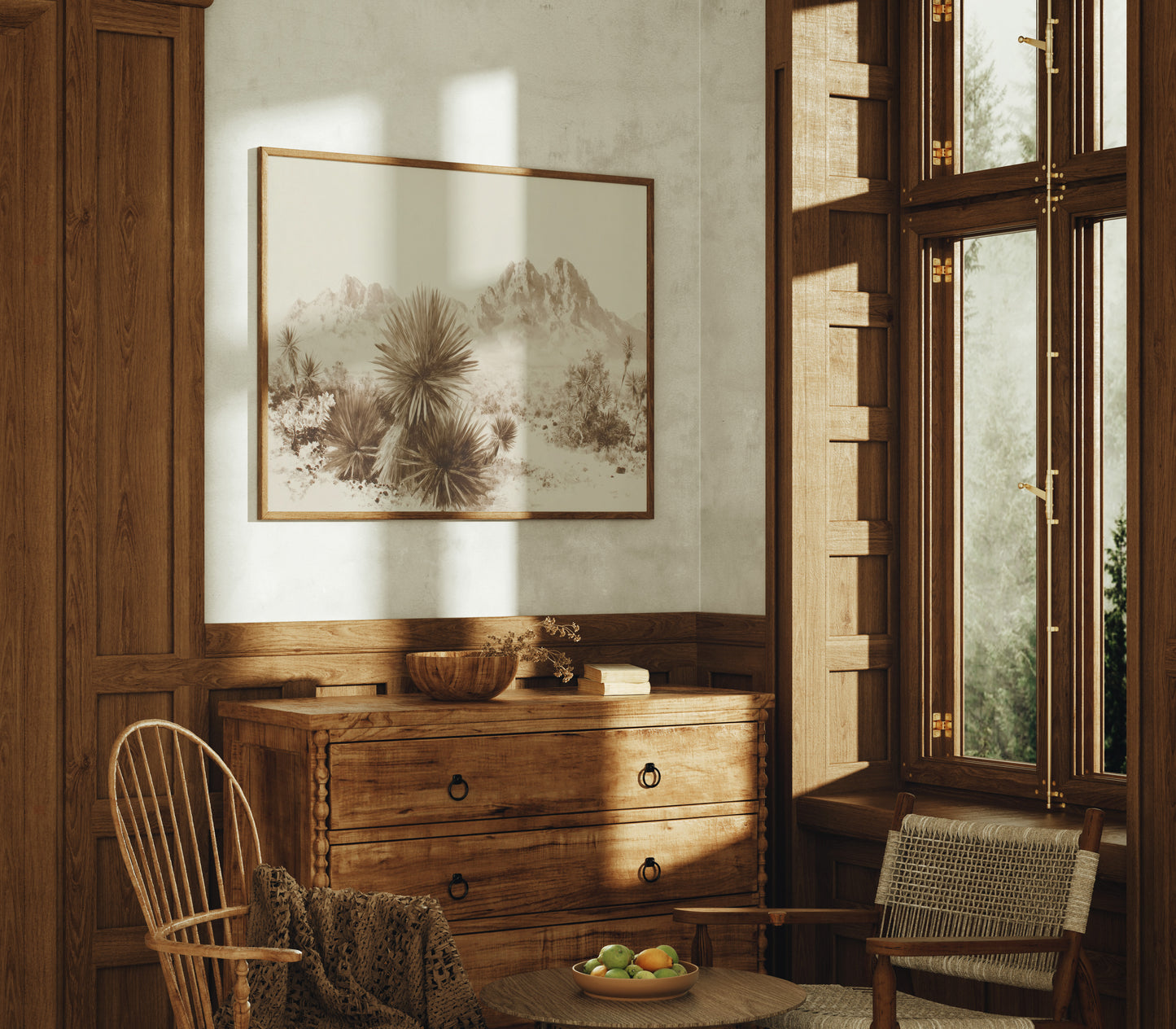 Yucca Blooms Pierce Desert Dawn