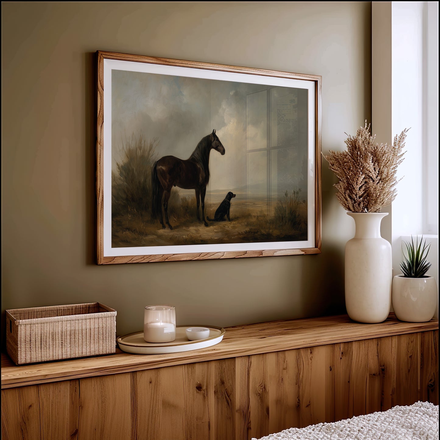 Noble Steed Shares Dawn With Friend