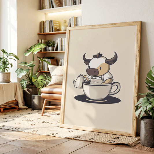 Teacup Barista Makes Morning Magic
