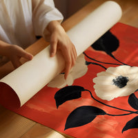 White Poppies Dance On Coral