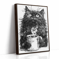 Cat After Too Much Coffee