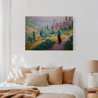 Tuscan Wildflowers Light Ancient Paths