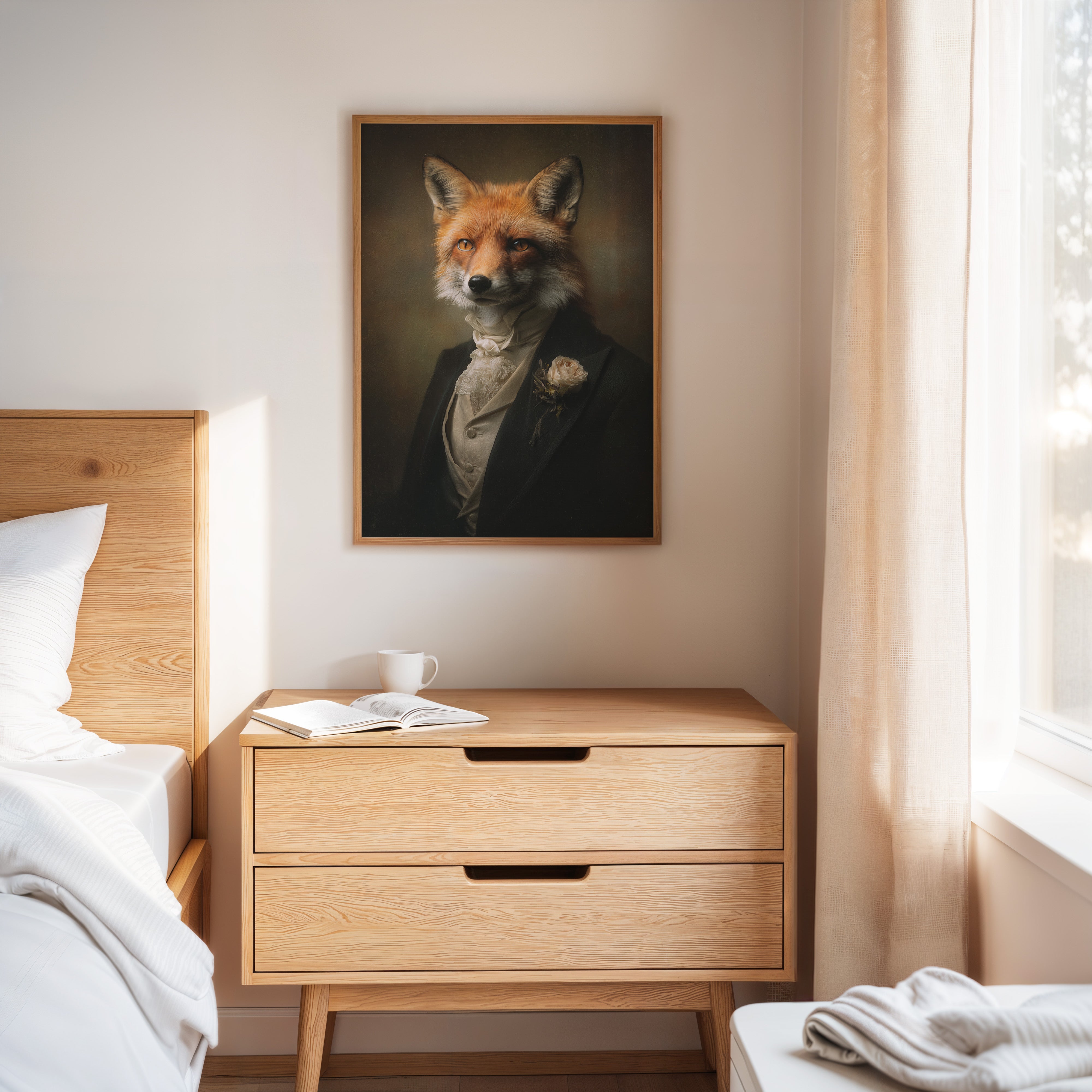 Regal Fox in Formal Attire