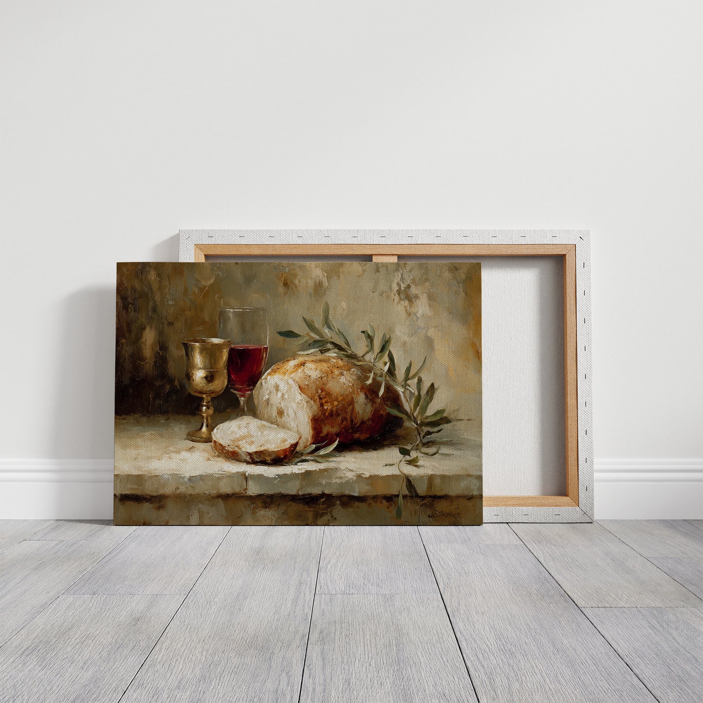 Bread And Wine Between Pages