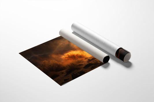 Pilgrim Walks Into Heaven's Fire