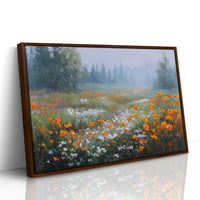Poppies Dance In Mountain Mist